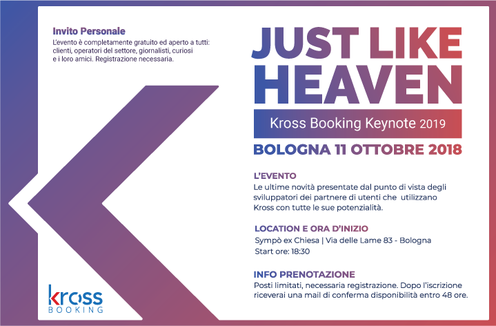 invito evento kross booking